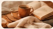 A quiet coffee and book moment